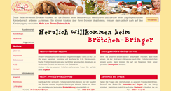 Desktop Screenshot of broetchen-bringer.de